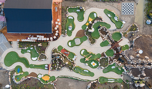Minigolf hygge